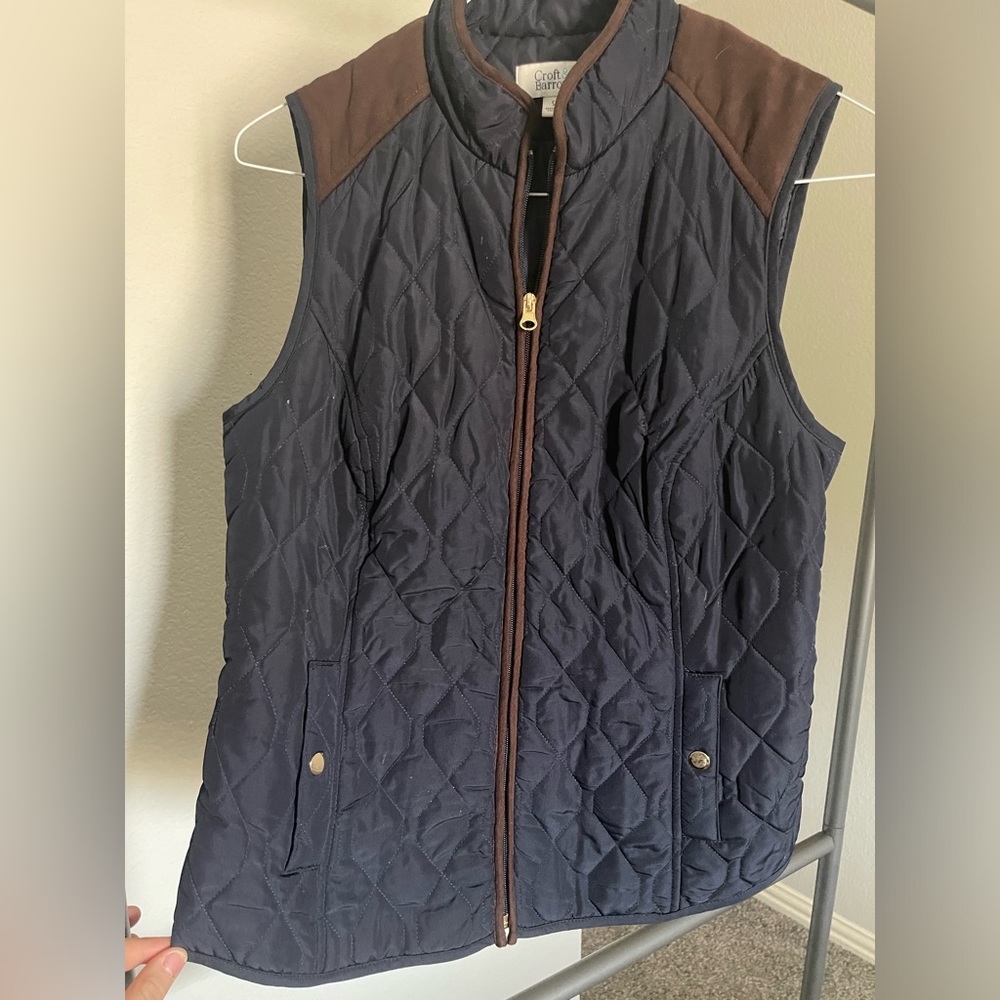 Croft & Barrow Navy Blue and vest